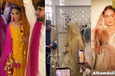'Mannat Murad' actor Sana Nadir Shah shares moments from her wedding festivities