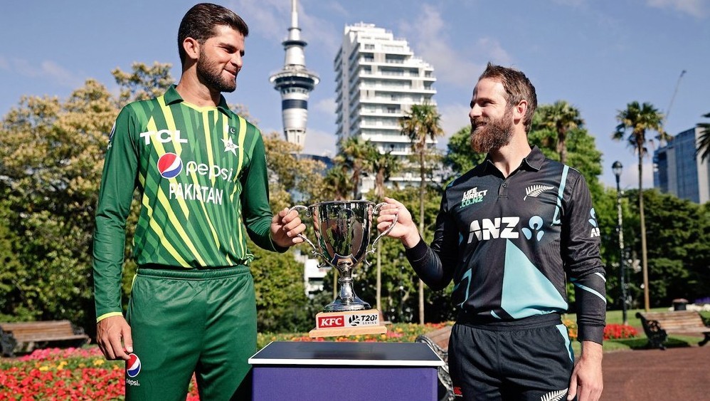 Pakistan and New Zealand's T20 series trophy unveiled