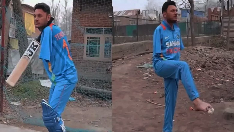 Differently-abled man serves as captain of cricket team in IoK