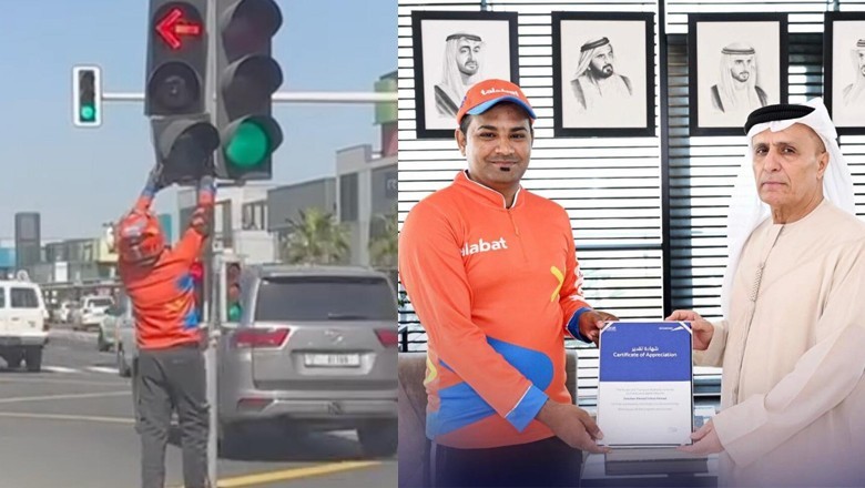 Pakistani delivery rider receives award in Dubai for fixing traffic light