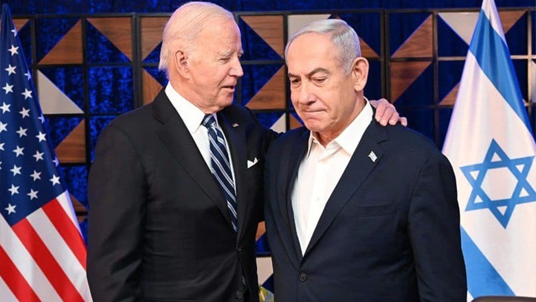 Biden tells Netanyahu US will not take part in Israeli retaliatory action against Iran