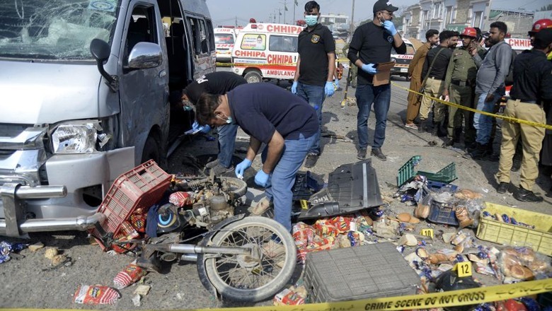 Martyred security guard, who saved foreigners in Karachi blast, welcomed his first baby boy two days ago