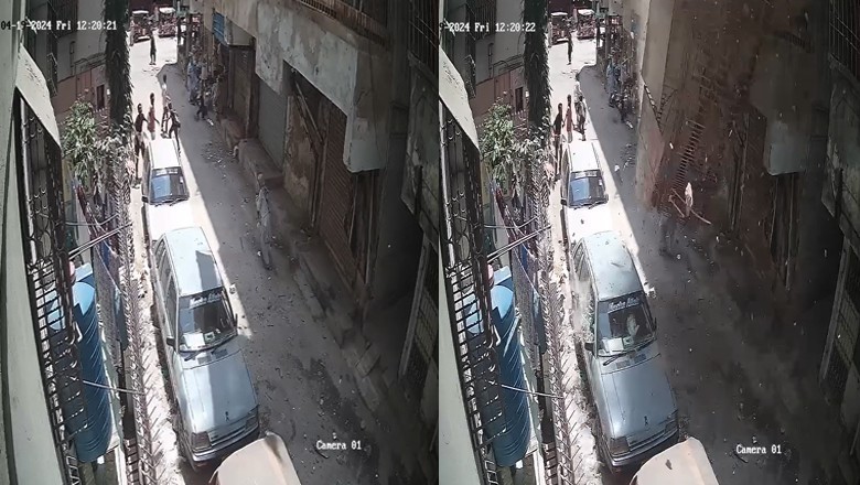 Part of dilapidated residential building collapses in Karachi