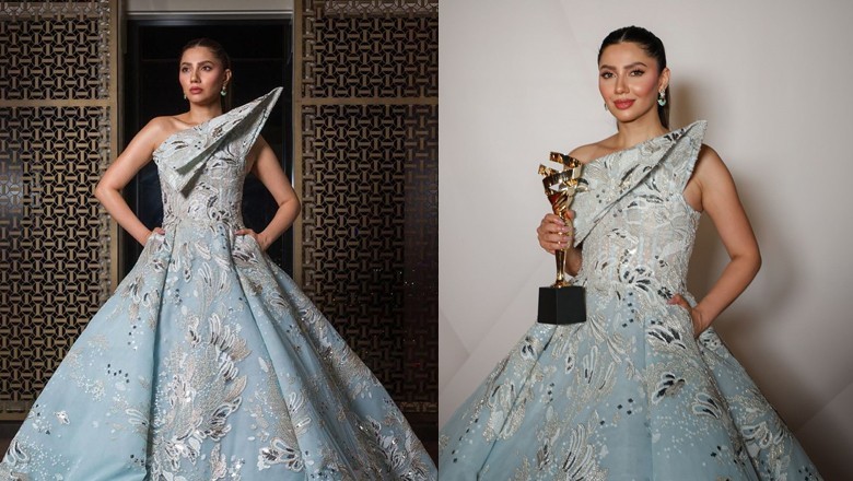 Mahira Khan wins "Artist in Fashion" award at Emigala 2024