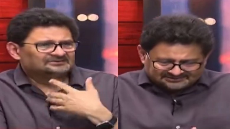 Miftah Ismail breaks down in tears while recalling raid on his house in PTI govt