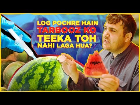 Let’s find out from the vendors how to spot if a watermelon has been dyed red