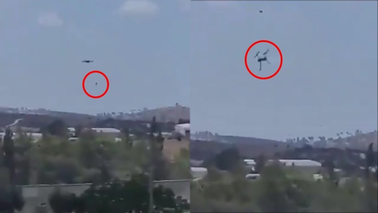 VIDEO: Palestinian shoots down Israeli drone with a stone