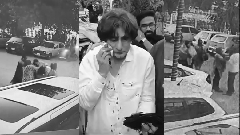 CCTV footage shows PTI’s Raoof Hasan was attacked by transgender persons