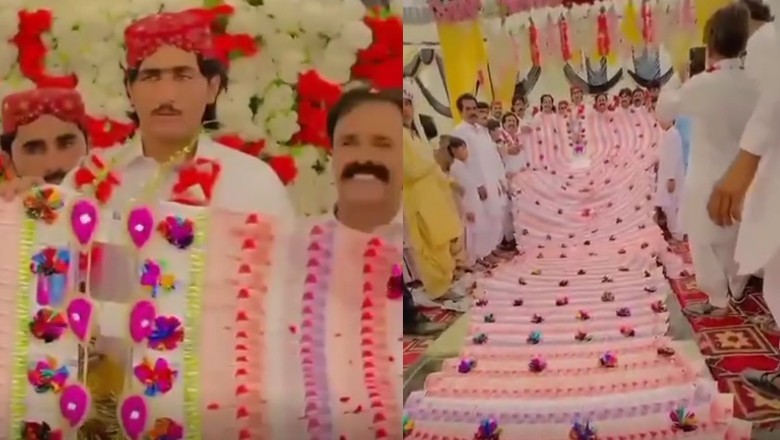 Groom adorned with 30-foot-long currency notes garland worth Rs0.5 million