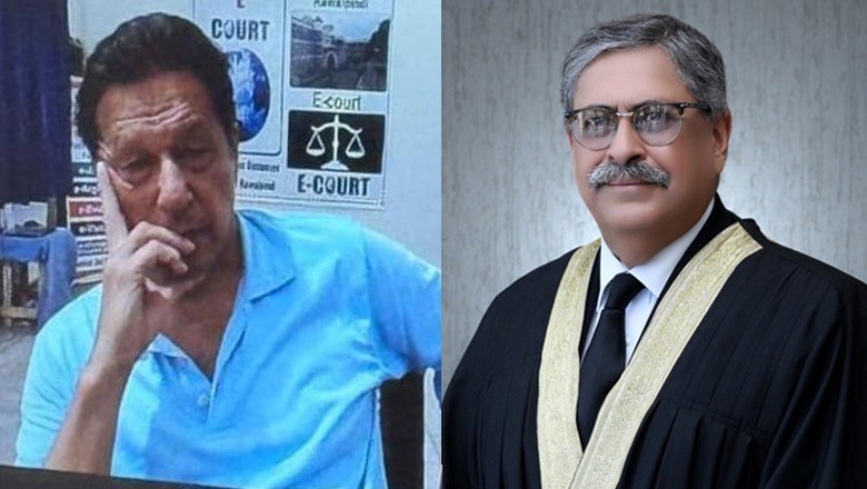 Showing Imran Khan live is not a violation of any law, Justice Minallah says in NAB case