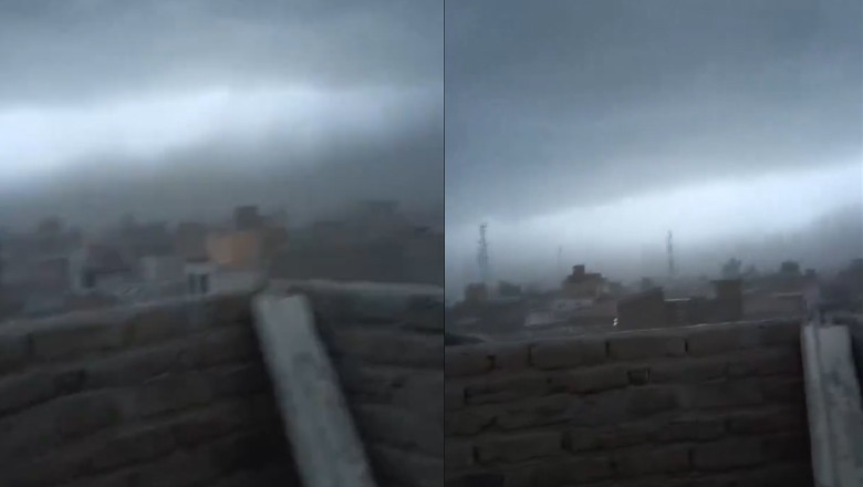 WATCH: Shahdadpur, other parts of Sindh hit by heavy dust storm