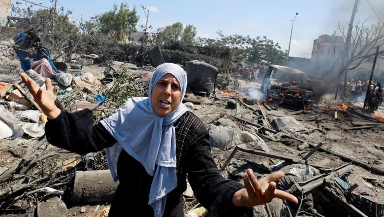 Israeli strikes on al-Mawasi kill at least 90 Palestinians