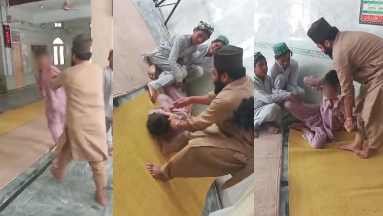 Minor student brutally beaten by Madressah teacher in Faisalabad