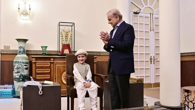 Shiraz urges 'uncle' Shehbaz to build water reservoirs in his flood-hit village