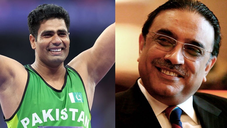 Lawmakers recommend President Zardari to confer 'civil award' on Arshad Nadeem