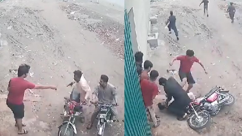 WATCH: Robber caught red-handed as motorcycle fails to start