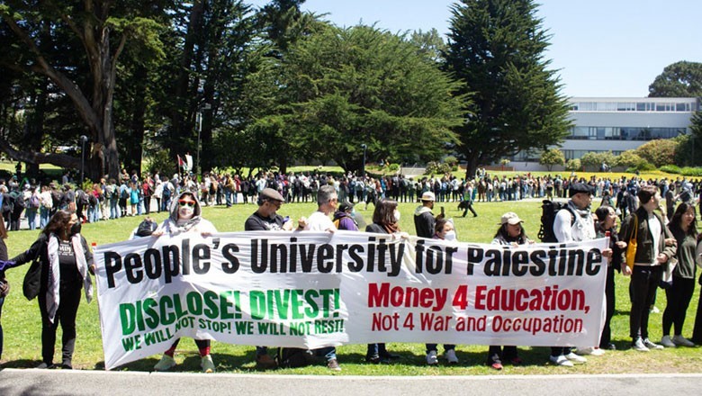 San Francisco State University cuts ties with weapon companies supporting Israeli genocide in Gaza