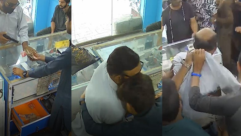 Brave shopkeepers foil robbery attempt in Karachi