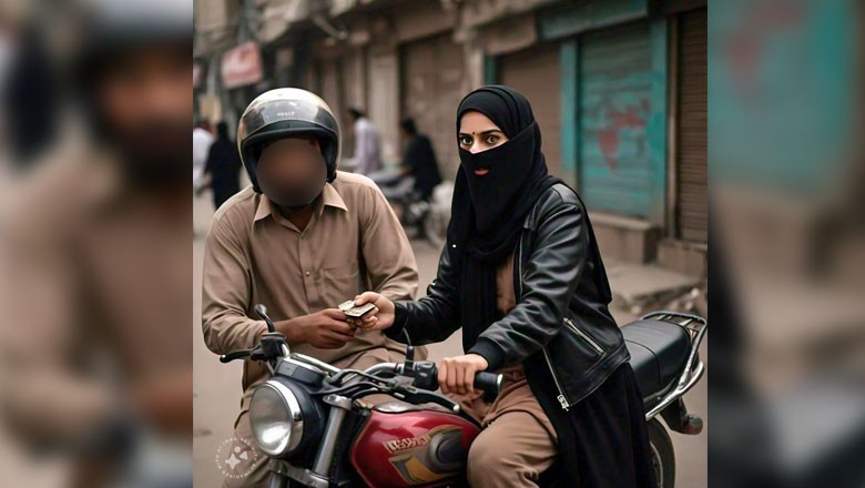 Woman robs motorcyclist under guise of asking for lift in Karachi