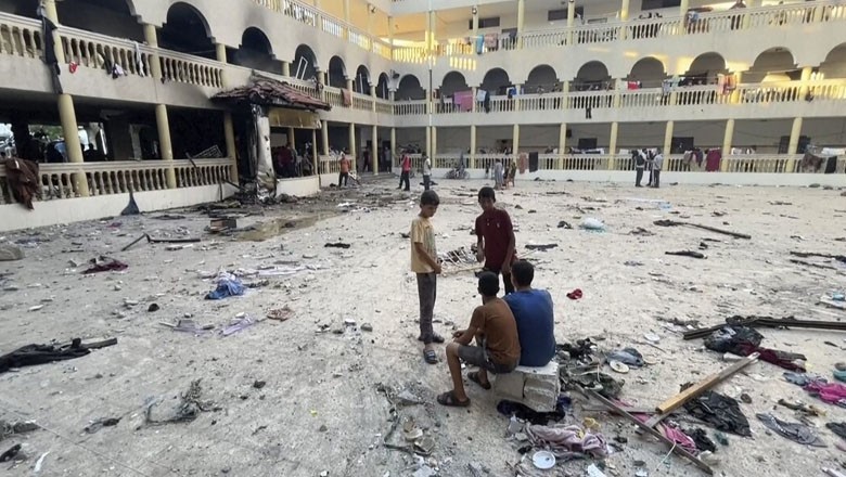 Israeli army kills 19 Palestinians in drone attack on school shelter