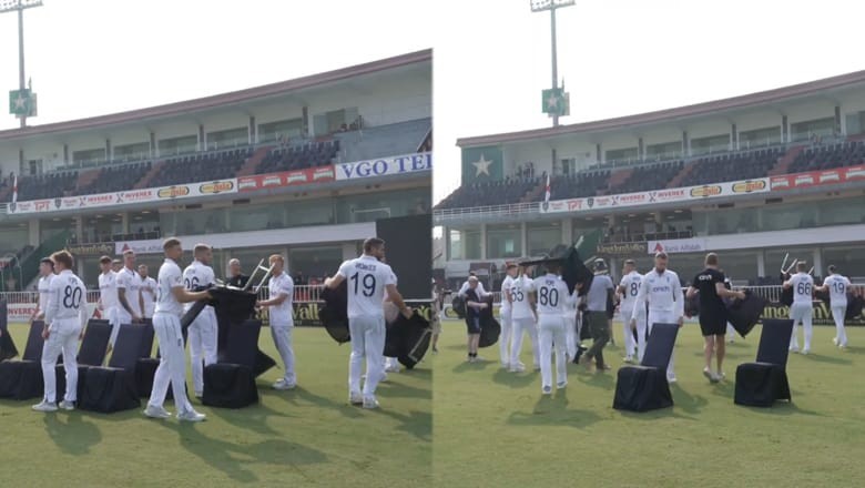 England team wins hearts by carrying chairs, video goes viral