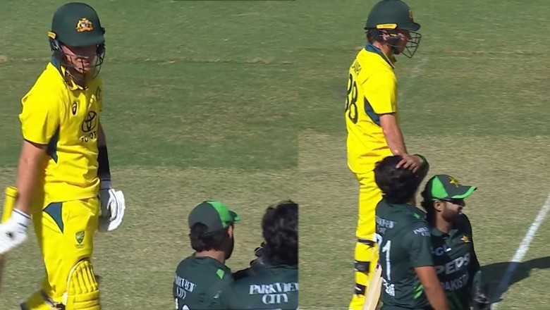 WATCH: Rizwan takes DRS after consulting with Adam Zampa