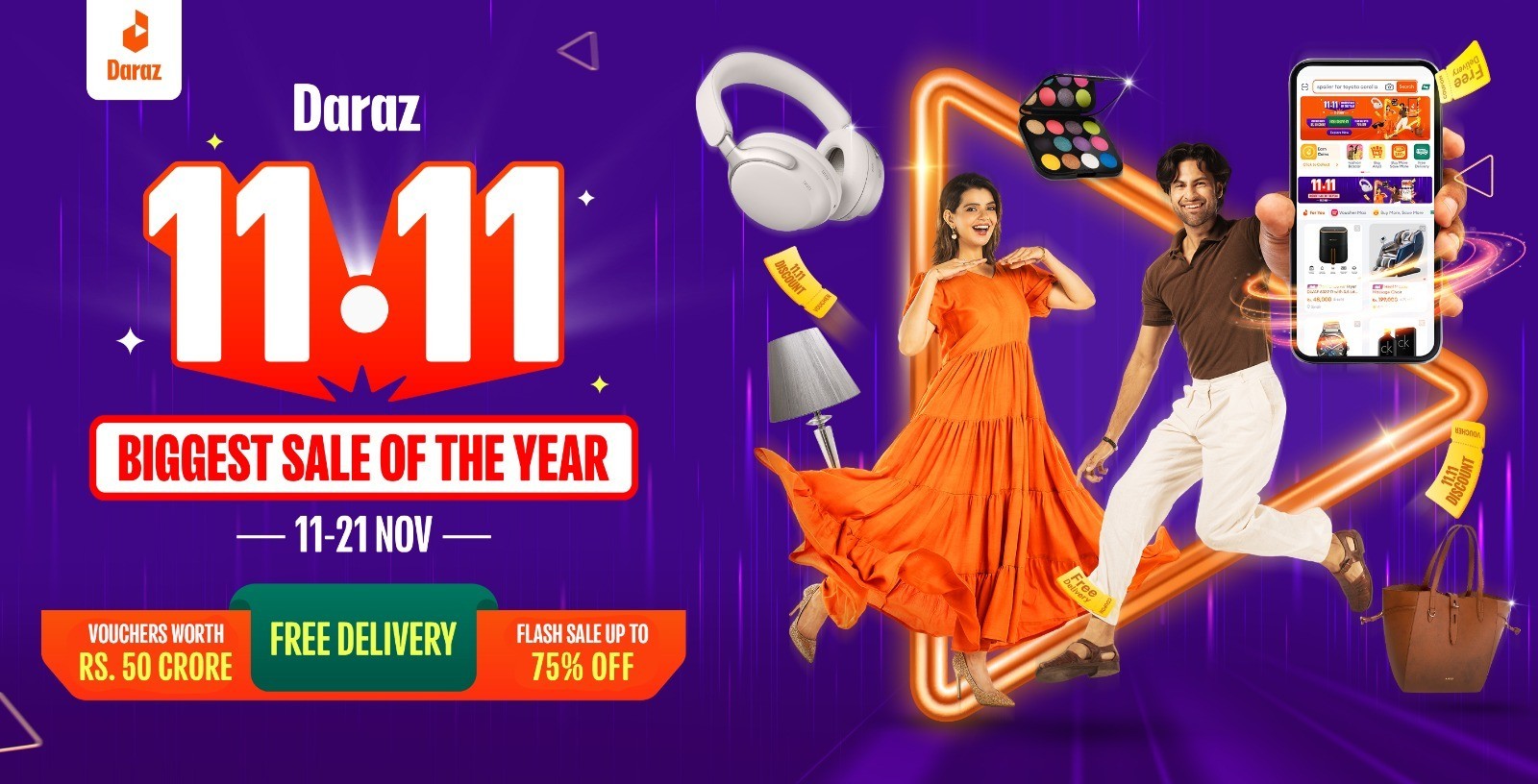 Daraz unites 5 logistics partners to ensure timely nationwide delivery across Pakistan this 11.11