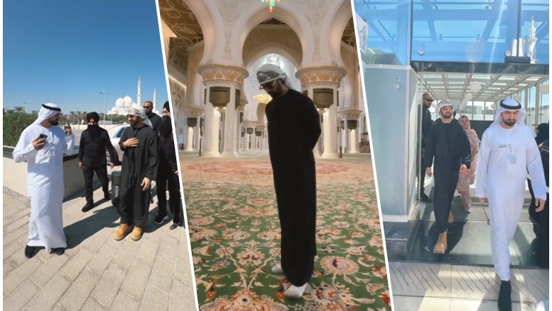 WATCH: Diljit Dosanjh visits Sheikh Zayed Mosque in Abu Dhabi