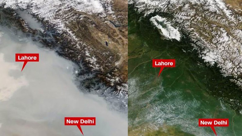 NASA images reveal toxic smog blanketing Lahore and Delhi