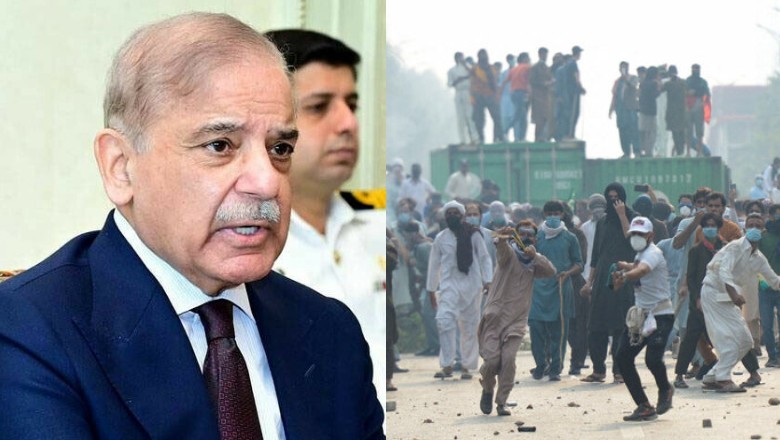 PM Shehbaz labels PTI as ‘fitna,’ orders to file FIRs against protesters