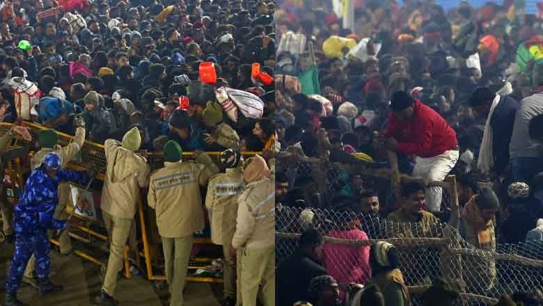 Stampede at Maha Kumbh Mela feared to have left dozens dead