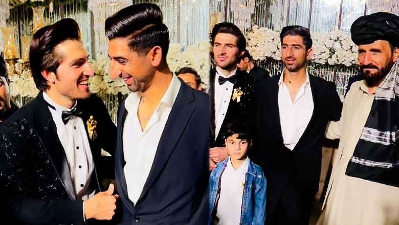 Shahnawaz Dahani attends Mohammad Wasim Jr’s wedding reception