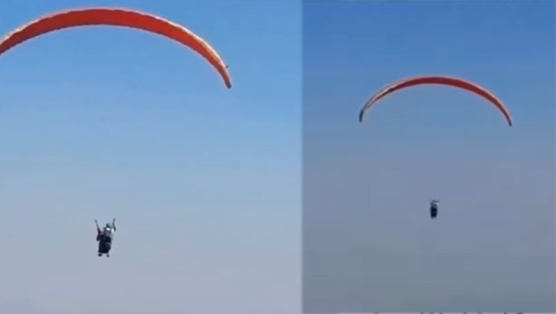 WATCH: Indian student paraglides to exam centre to avoid traffic jam