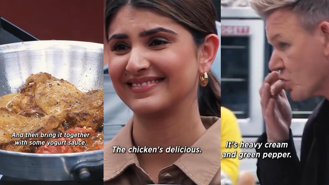 “Delicious:” US-Pakistani chef's tandoori chicken impresses Gordon Ramsay