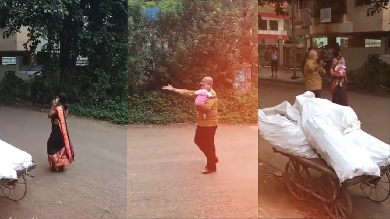 VIDEO: Woman busy on a mobile call leaves behind her baby in rickshaw