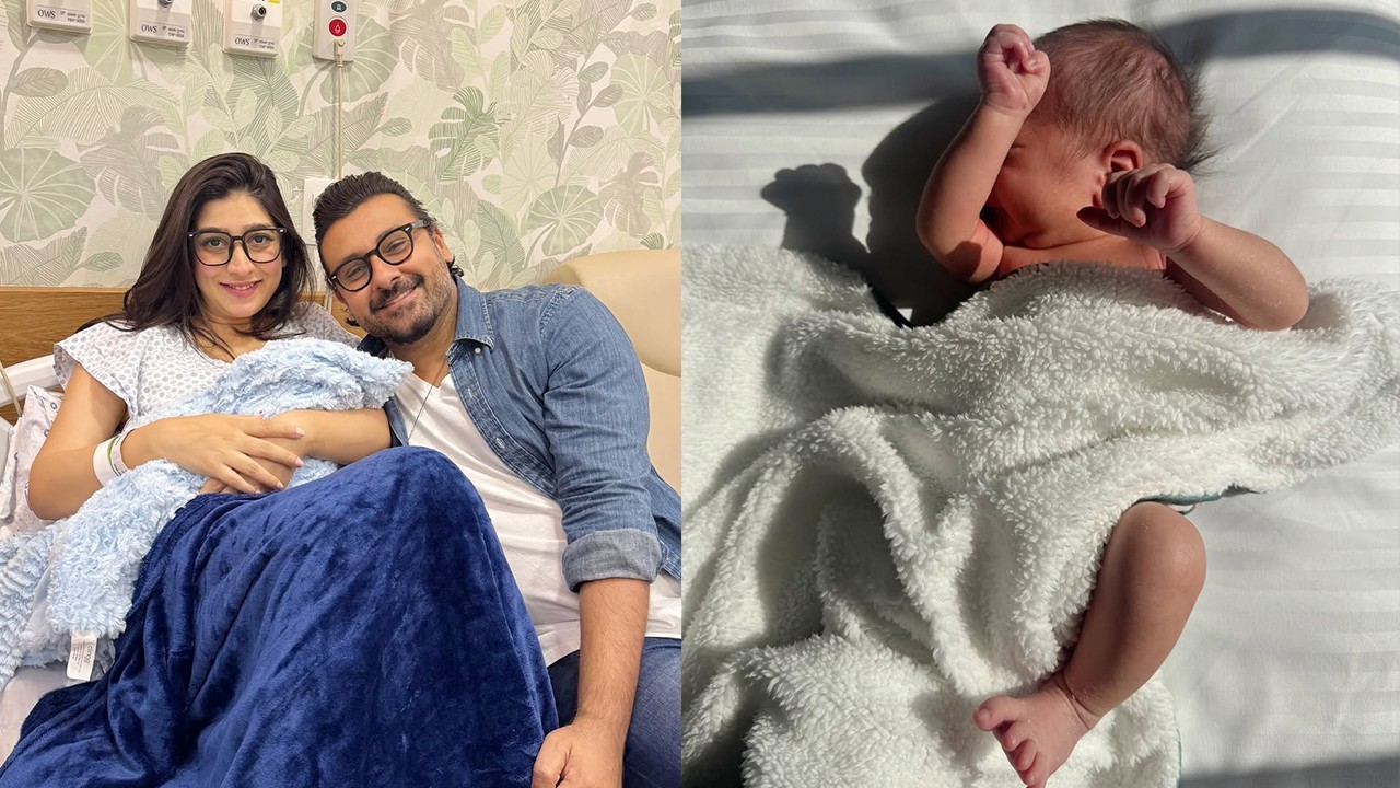Mariyam Nafees, husband welcome first baby boy