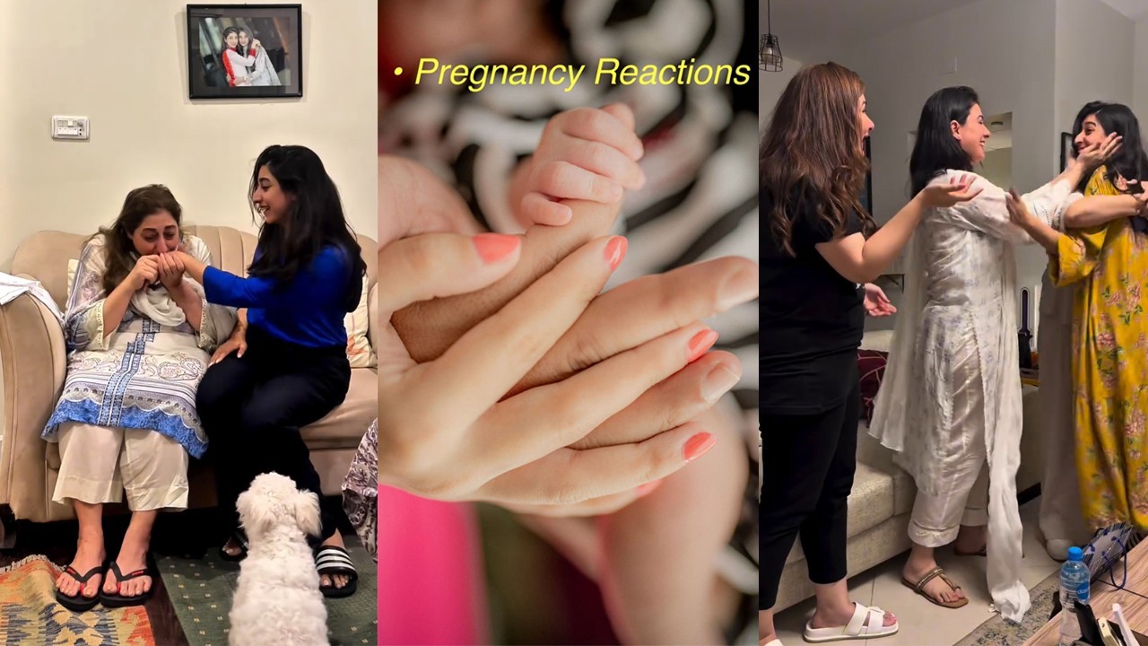 Mariyam Nafees shares video of heartfelt reactions to her pregnancy news