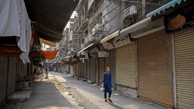 Karachi's business community observes shutter down strike in solidarity with Palestine