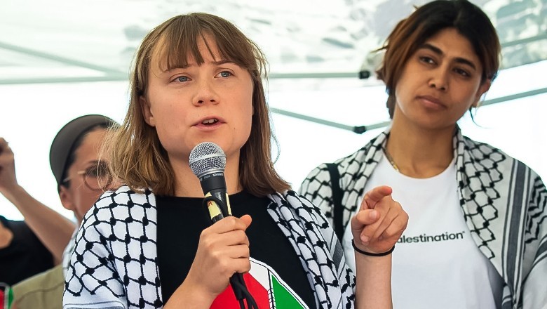 Greta Thunberg faces death threats as she sails for Gaza on aid ship