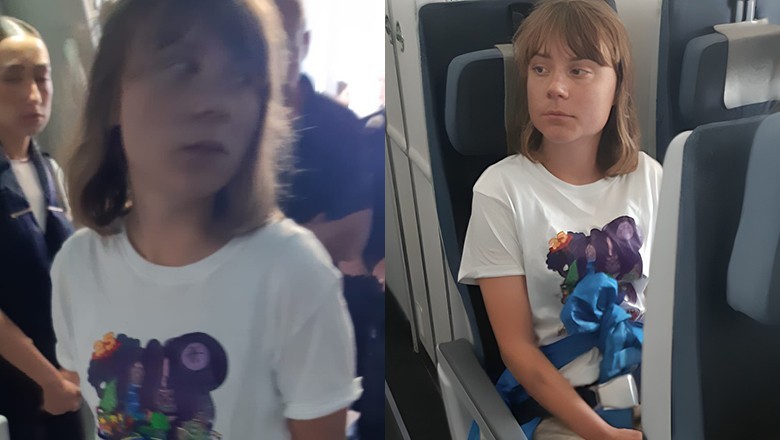 Israel releases Greta Thunberg’s picture on plane, deports her to Sweden