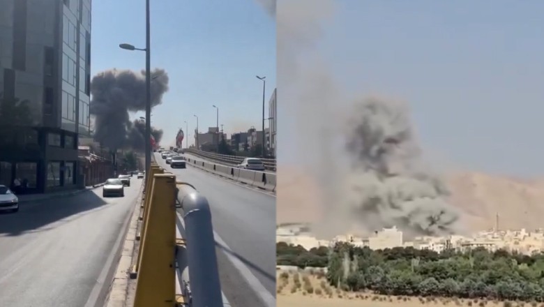 Israeli airstrikes hit army HQ, airports near Tehran