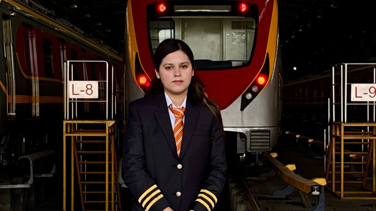 Orange Line Metro: Nida Saleh becomes Pakistan’s first female train driver