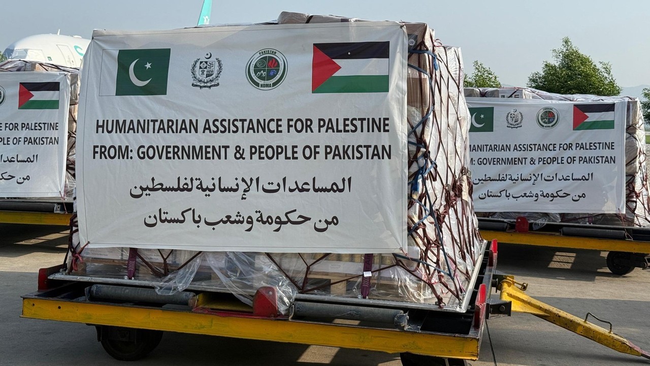 Pakistan dispatches another relief goods consignment to Gaza