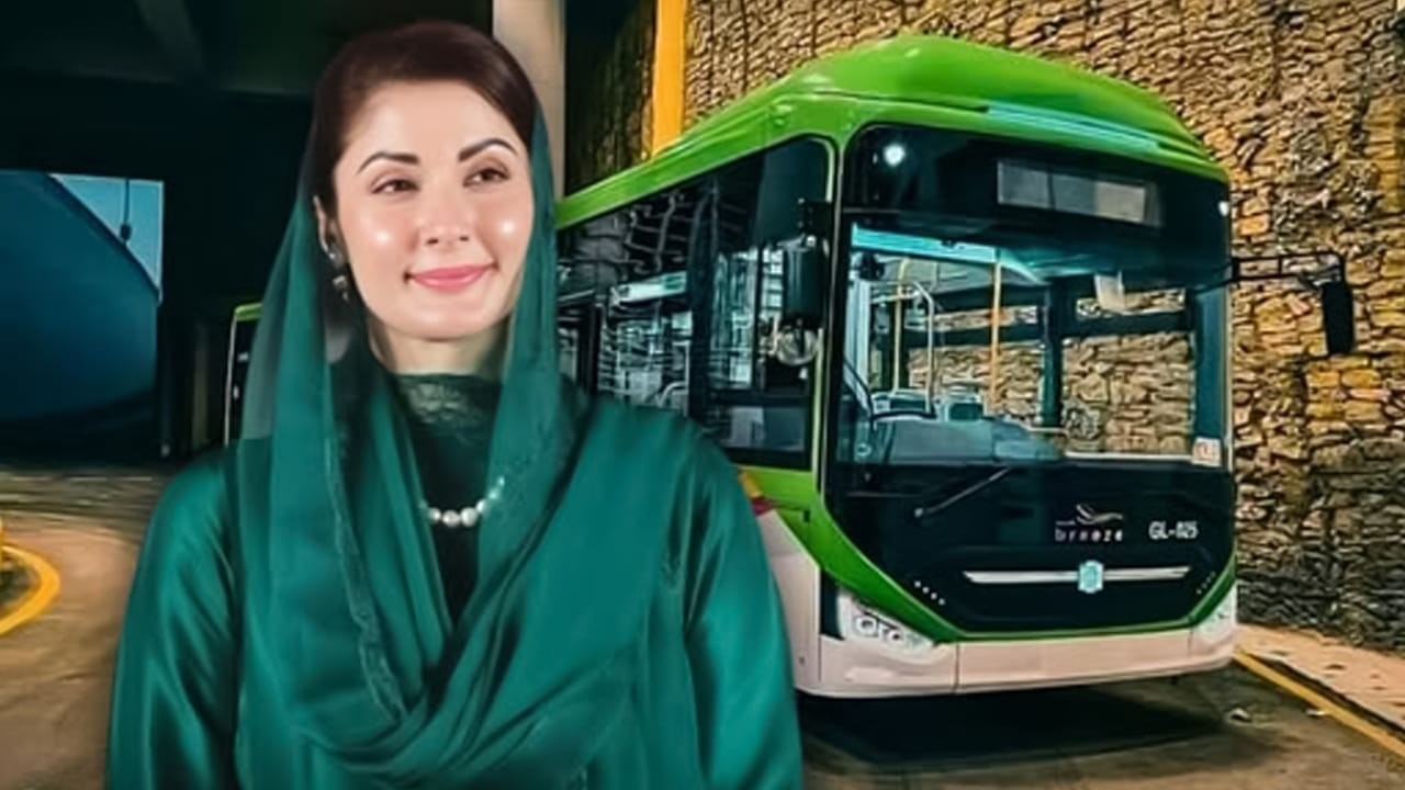 CM Maryam launches electric bus service project in Imran Khan's hometown Mianwali
