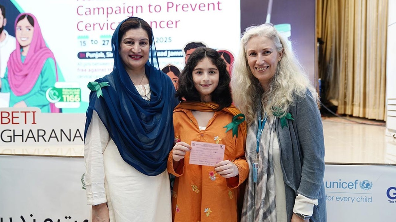 Pakistan introduces HPV vaccine to protect girls from cervical cancer