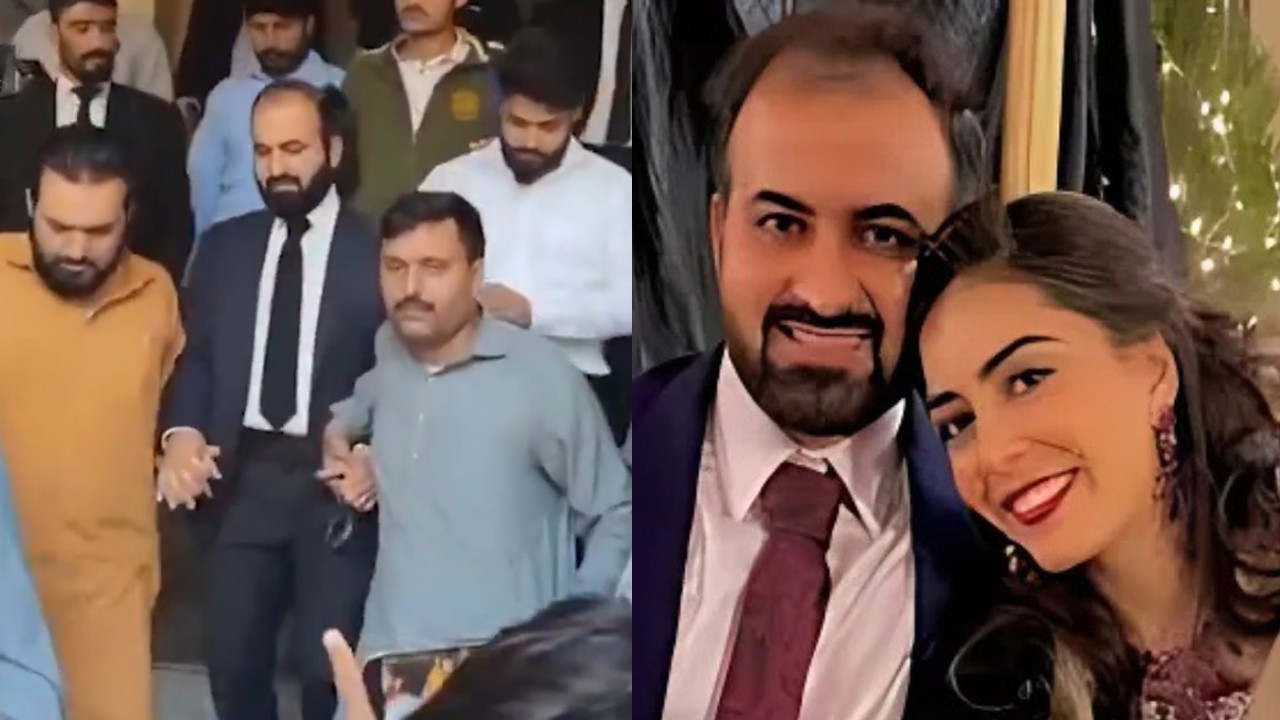 Imaan Mazari's husband arrested outside Islamabad court in tweet case