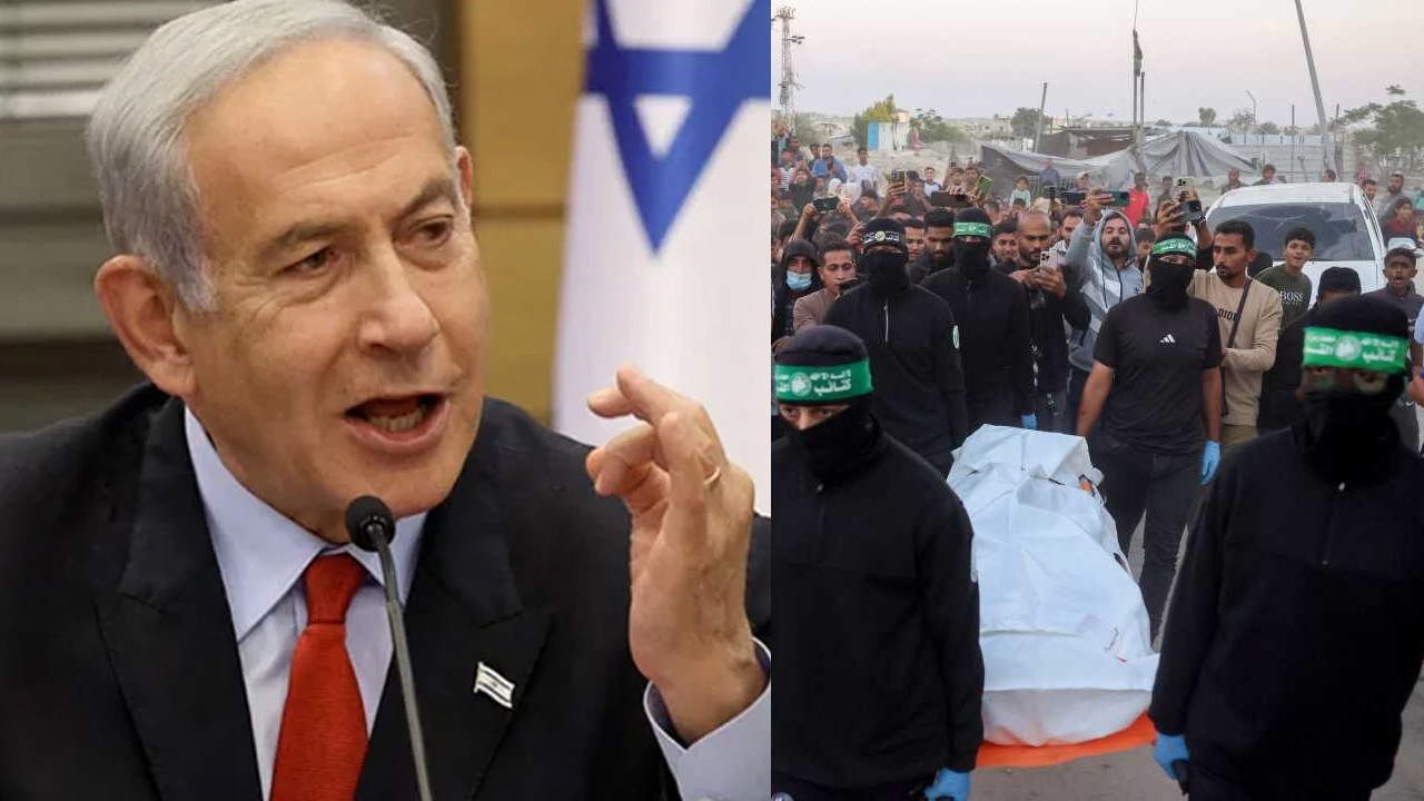 Hamas suspends return of Israeli body after Netanyahu orders strikes on Gaza