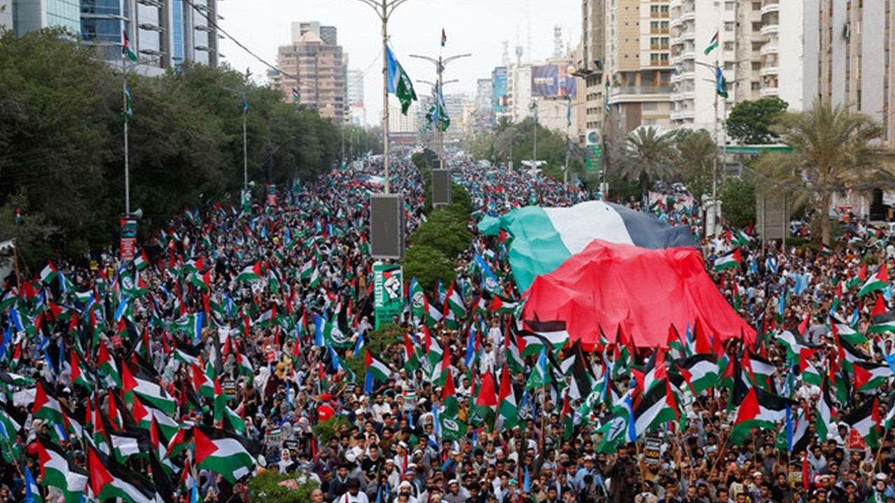 Around 50,000 pro-Palestine protests held worldwide, 1,539 in Pakistan