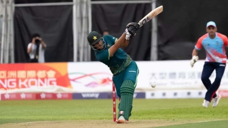 Abbas Afridi smashes six sixes in an over as Pakistan edge Kuwait at Hong Kong Sixes