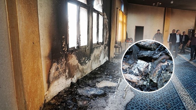 Israeli settlers burn mosque, copies of Holy Quran in occupied West Bank